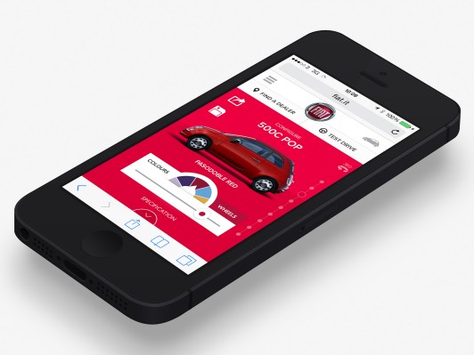 Fiat 500 - Mobile website